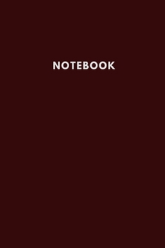 Notebook: Very Deep Red Composition Book Journal Lined Soft Cover Notebook