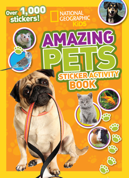 Paperback Amazing Pets Sticker Activity Book