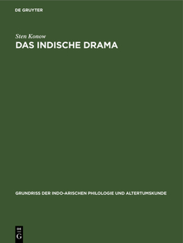 Hardcover Das Indische Drama [German] Book