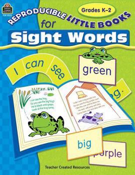 Paperback Reproducible Little Books for Sight Words, Grades K-2 Book