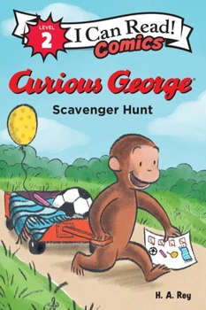 Paperback Curious George: Scavenger Hunt Book