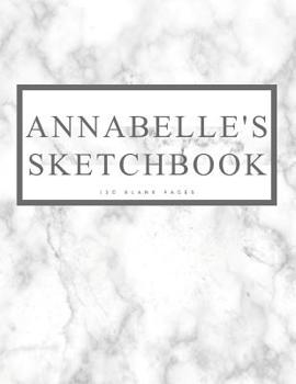 Paperback Annabelle's Sketchbook: Personalized Marble Sketchbook with Name: 120 Pages Book