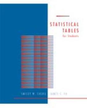 Paperback STATISTCL TABLES FOR STUDENTS Book