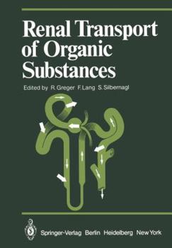 Paperback Renal Transport of Organic Substances Book