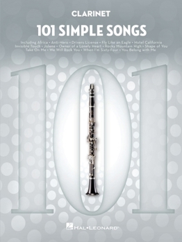 Paperback 101 Simple Songs for Clarinet Book