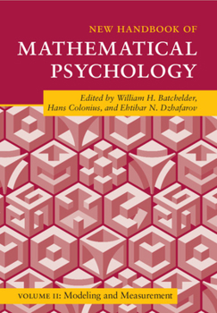 Paperback New Handbook of Mathematical Psychology: Volume 2, Modeling and Measurement Book