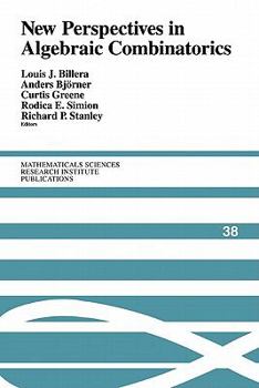 Paperback New Perspectives in Algebraic Combinatorics Book