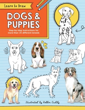 Paperback Learn to Draw: Dogs & Puppies - Michaels Racks Book