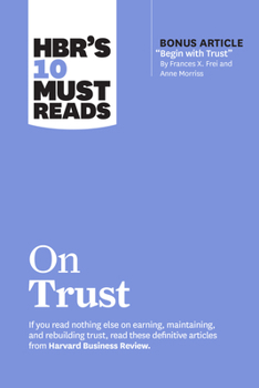 Paperback Hbr's 10 Must Reads on Trust Book