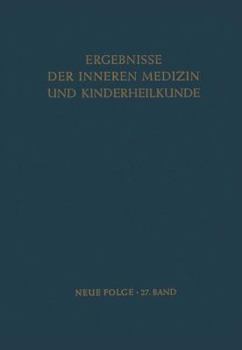 Paperback Ergebnisse Der Inneren Medizin Und Kinderheilkunde [German] Book