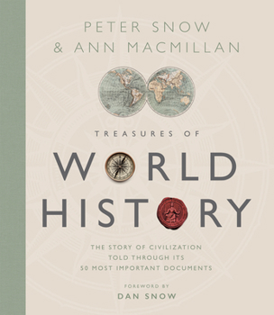 Hardcover Treasures of World History: The Story of Civilization in 50 Documents Book