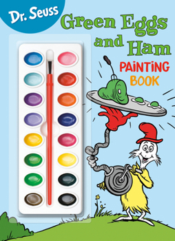 Paperback Dr. Seuss: Green Eggs and Ham Painting Book: Coloring and Activity Book with Paint Box Book