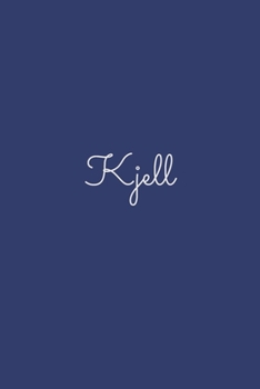 Paperback Kjell: notebook with the name on the cover, elegant, discreet, official notebook for notes, dot grid notebook, Book