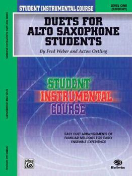 Paperback Duets for Alto Saxophone Students: Level One (Elementary) Book