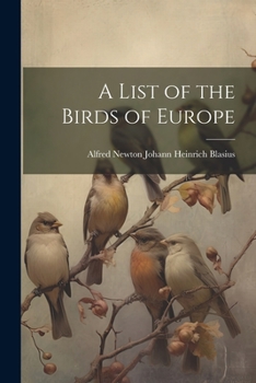 Paperback A List of the Birds of Europe Book