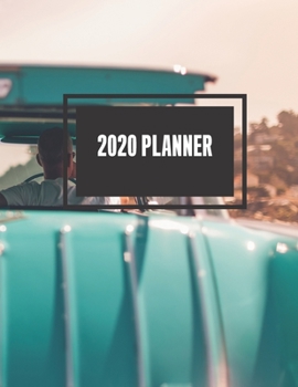 Paperback 2020 Planner: Daily Weekly Monthly 132 Pages 8.5x11in Book
