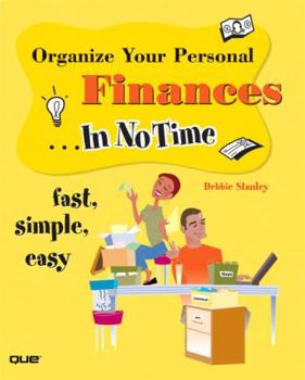 Paperback Organize Your Personal Finances in No Time Book