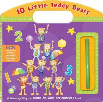 Board book 10 Little Teddy Bears [With Wipe Off Marker] Book