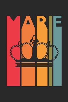 Marie: Vintage Custom Personalized Lined Name Notebook, Diary, Journal - Retro Birthday, Christmas Gifts for Daughter, Niece, Sister, Mom, Mother: ... Diary, 110 page, Lined, 6x9 (15.2 x 22.9 cm)