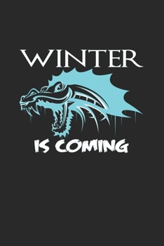 Paperback Winter is coming: 6x9 Winter - lined - ruled paper - notebook - notes Book