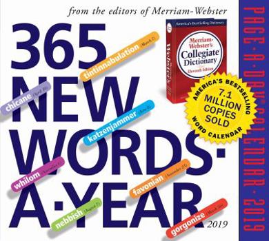 Calendar 365 New Words-A-Year Page-A-Day Calendar 2019 Book