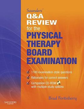 Paperback Saunders' Q & A Review for the Physical Therapy Board Examination Book