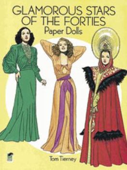 Paperback Glamorous Stars of the Forties Paper Dolls Book