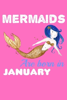 Paperback Mermaids Are Born In January: Recipe Book Food Book