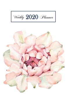 2020 Weekly Planner: 6 x 9 inch 150 Pages Year Months Weeks Calendar, Schedule, and Organizer plus Dot Grid Pages (January 2020 - December 2020) (Cactus)