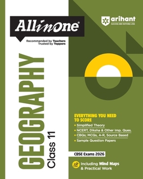 Paperback AIO CBSE Geography 11th Book