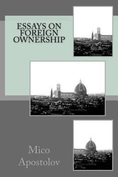 Paperback Essays on foreign ownership Book