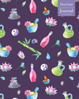 Paperback Dot Grid Journal: Notebook Planner with Spa Themed Cover Design Book