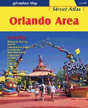 Paperback American Map Street Atlas Orlando Area Book