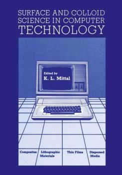 Paperback Surface and Colloid Science in Computer Technology Book