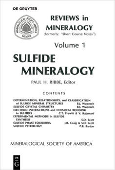 Paperback Sulfide Mineralogy Book
