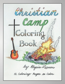 Paperback Christian Camp Coloring Book