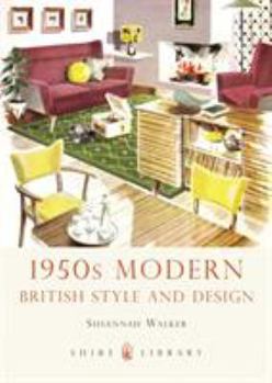 Paperback 1950s Modern: British Style and Design Book