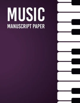 Wide Staff Manuscript Paper: Music Manuscript Paper / White Marble Blank Sheet Music / Notebook for Musicians / Staff Paper / Composition Books Gifts ... * Large * 9 Stave * 102 pages *
