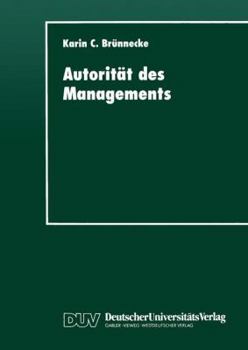 Paperback Autorität Des Managements [German] Book