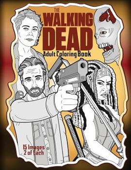 Paperback The Walking Dead Adult Coloring Book