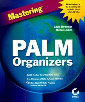 Paperback Mastering Teh PalmPilot and Palm Organizers [With] Book