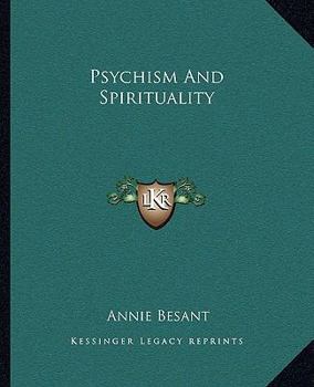 Paperback Psychism And Spirituality Book