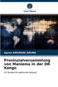 Paperback Provinzialversammlung von Maniema in der DR Kongo [German] Book