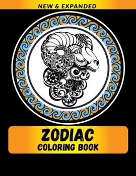 Paperback Zodiac Coloring Book: Stress Relieving Zodiac Designs Book