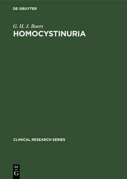 Hardcover Homocystinuria: A Risk Factor of Premature Vascular Disease Book