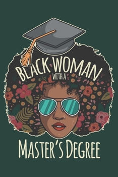 2020 Week To View Dated Planner Diary: 6x9 Inches Paperback Black Woman With A Master's Degree College Graduation