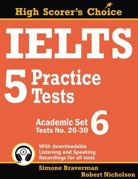 Paperback IELTS 5 Practice Tests, Academic Set 6: Tests No. 26-30 Book
