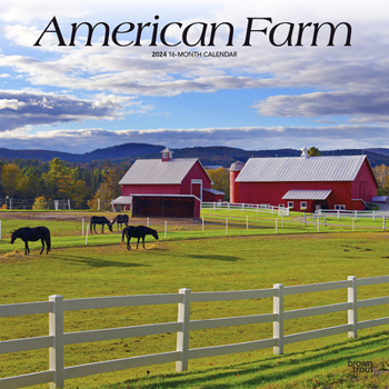 Calendar American Farm 2024 Square Book