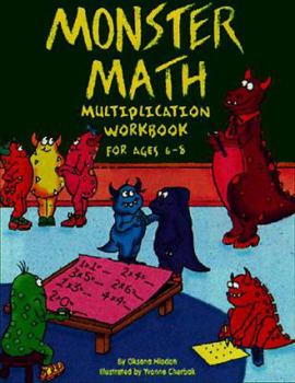 Paperback Monster Math: Multiplication Workbook Book