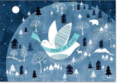 Evening Dove Deluxe Boxed Holiday Cards (Christmas Cards, Greeting Cards)